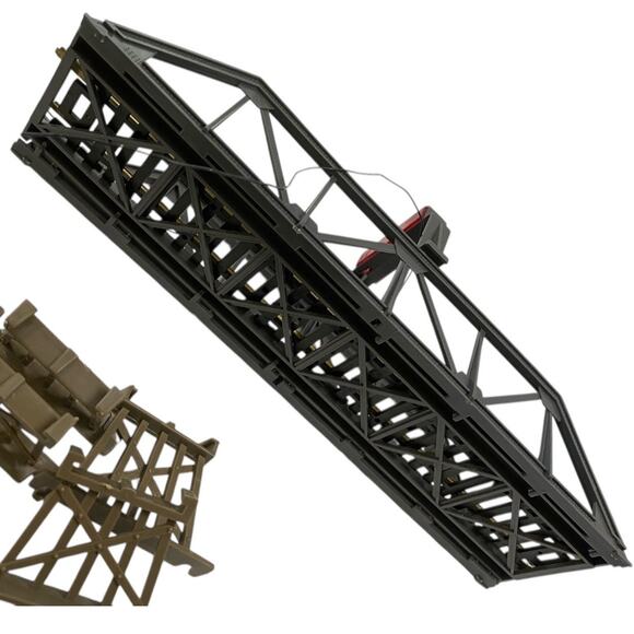 Life-Like Transformer Track Railroad Bridge & Trestle Set with Blinking Light - Picture 11 of 15